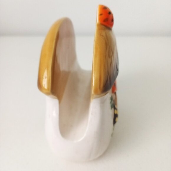 VINTAGE 70s MERRY MUSHROOM NAPKIN HOLDER - Picture 4 of 5